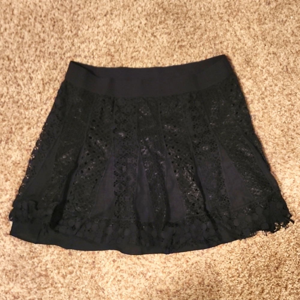 Lace Mini Skirt